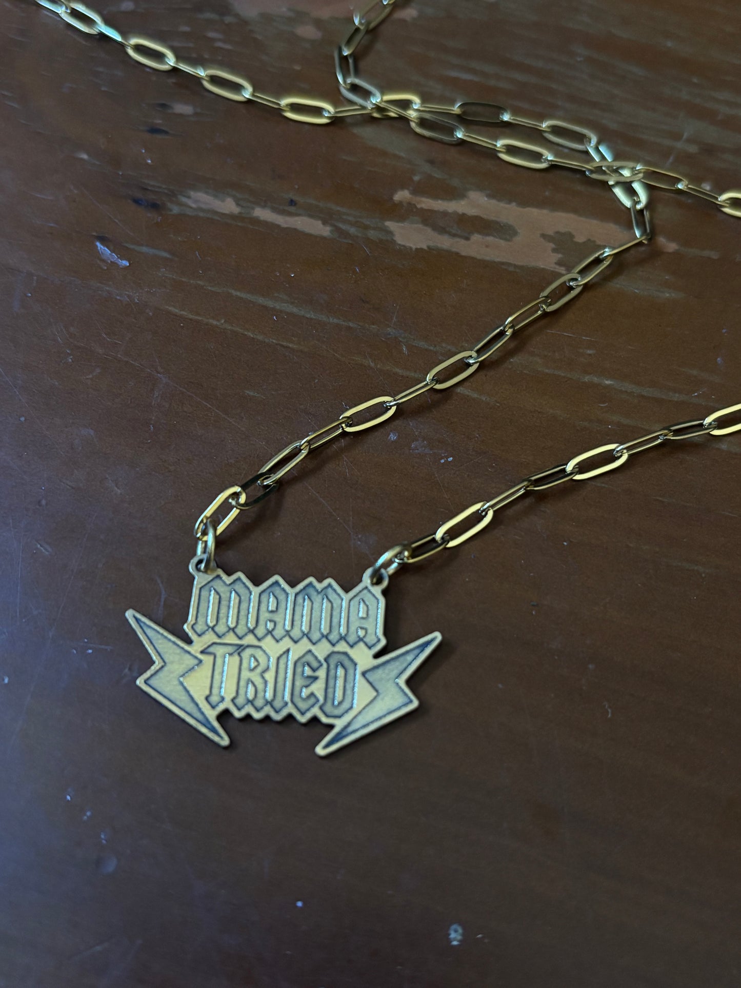 MAMA TRIED Charm Necklace