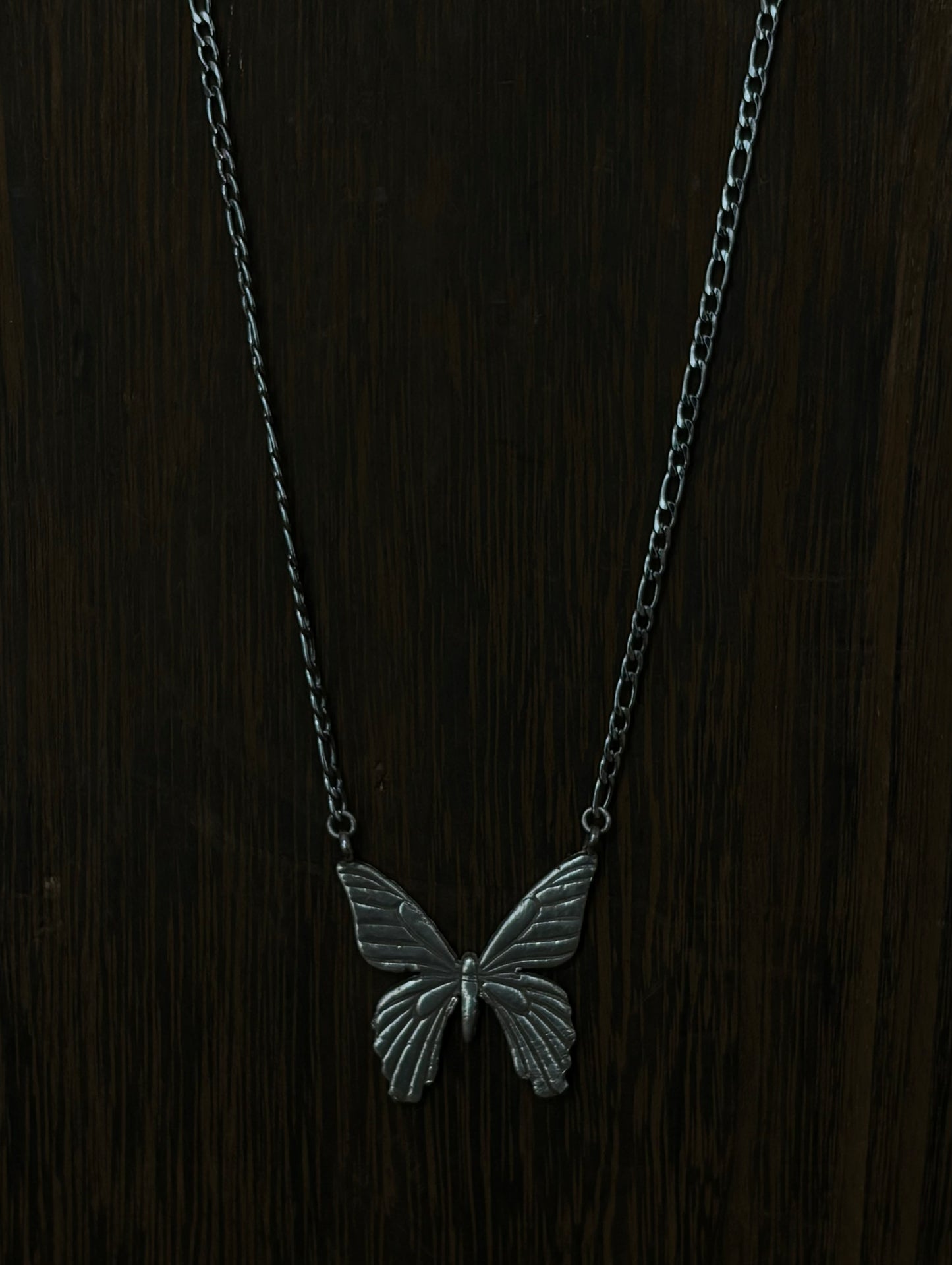 Silver Butterfly Necklace