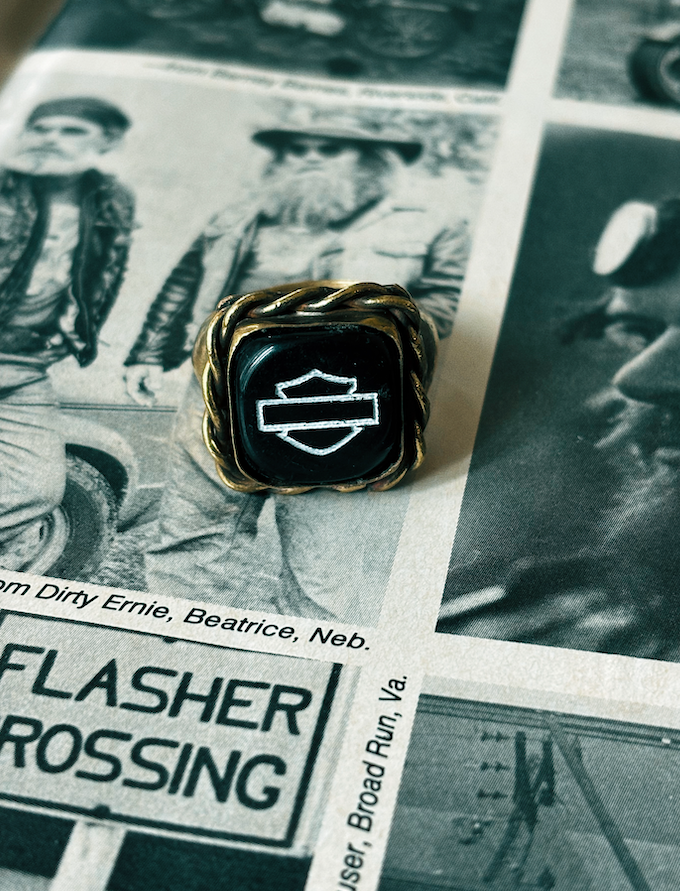 HD Dice Signet Ring - Brass Size 10 - READY TO SHIP