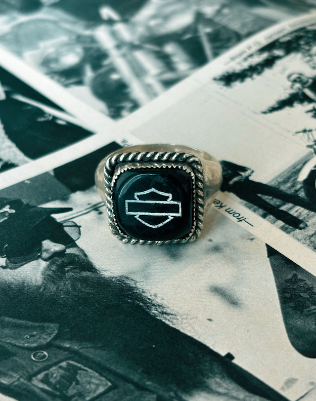 HD Dice Signet Ring - Sterling Silver Size 14 - READY TO SHIP