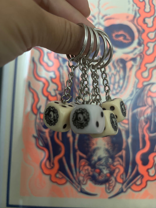 Felix the Cat Dice Keychain