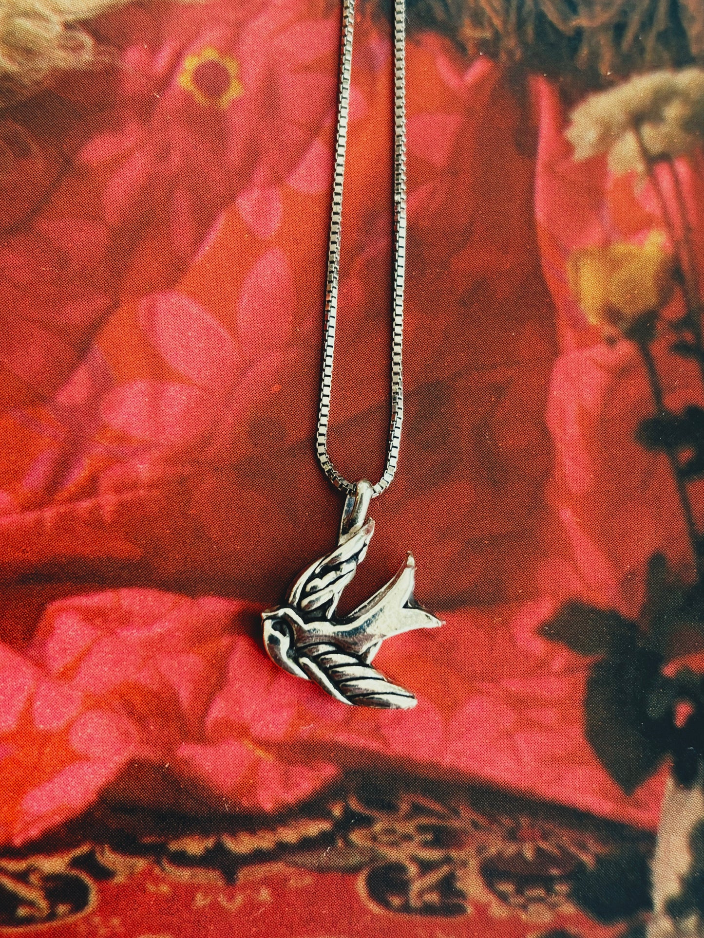 Sterling Silver Traditional Swallow