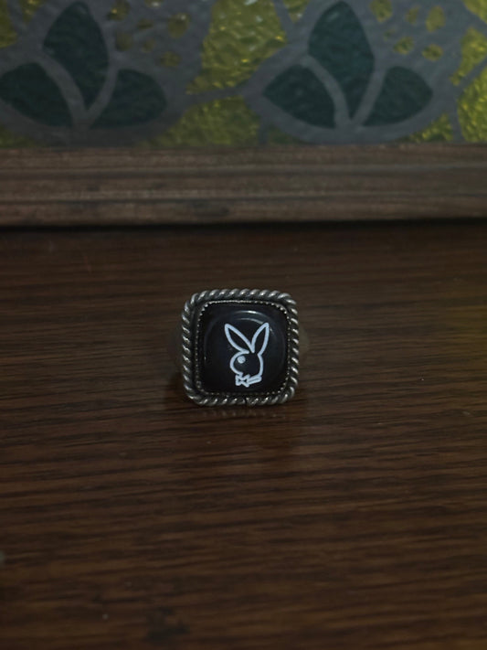 Playboy Bunny Dice Ring - Size 12-READY TO SHIP