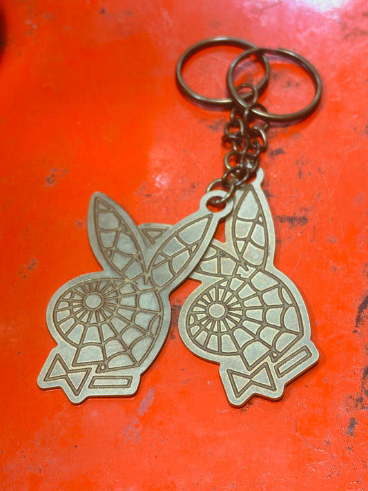 Web Bunny Keychain