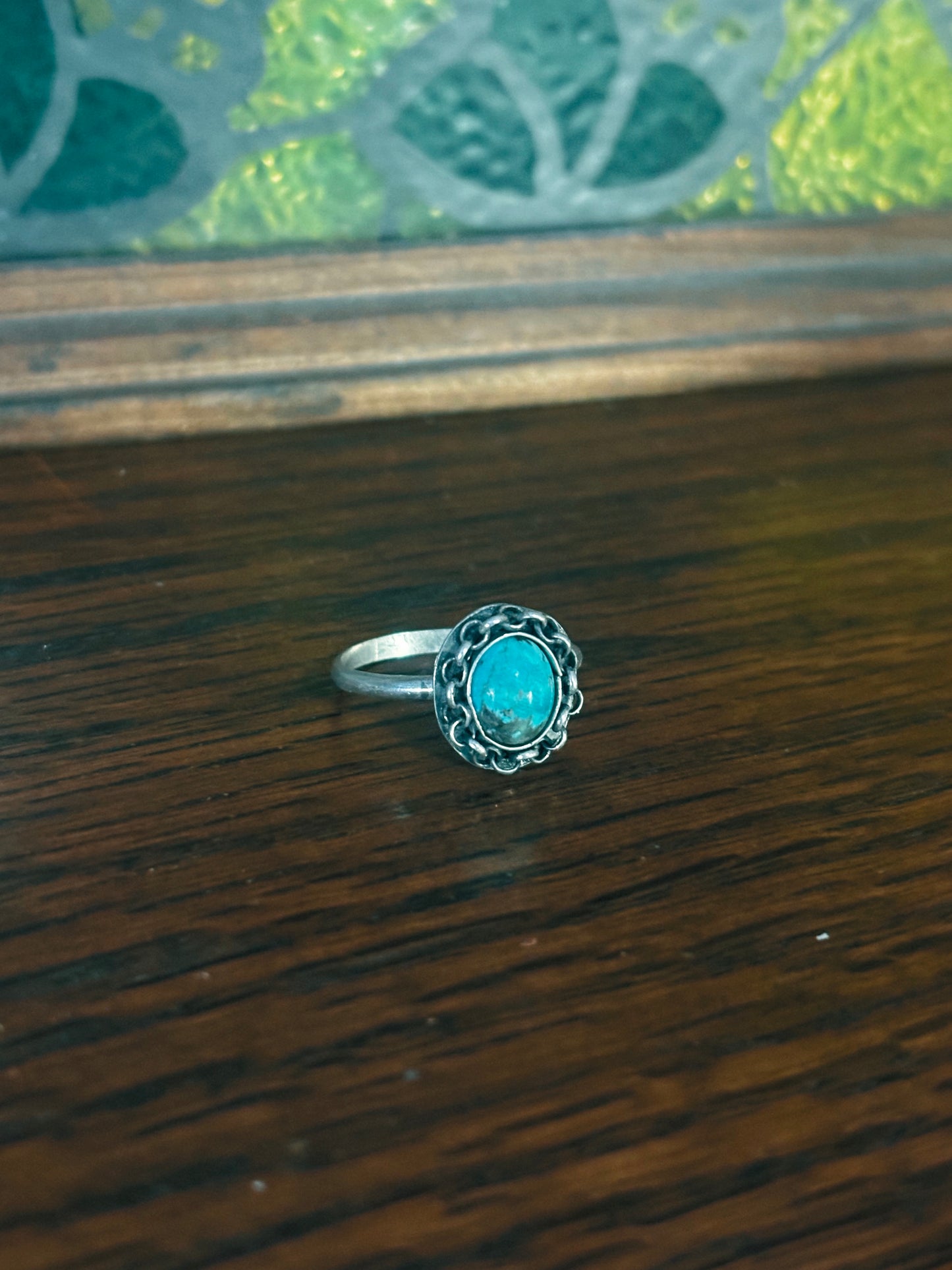 Turquoise Outlaw Ring – Sterling Silver – Ready to Ship – Size 8.5 & 10