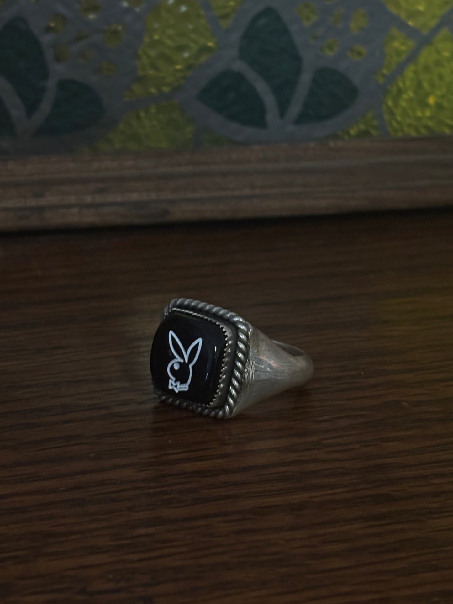 Playboy Bunny Dice Ring - Size 12-READY TO SHIP