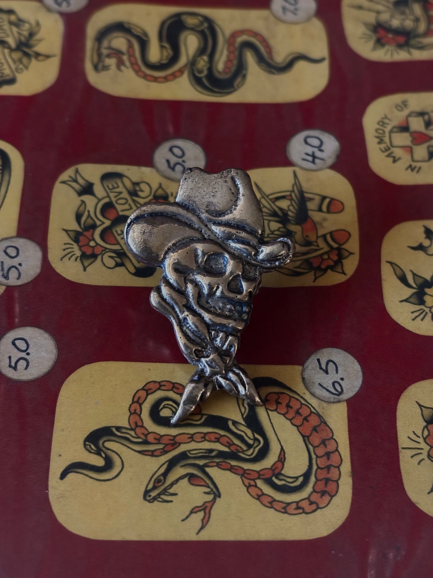 Cowboy Skull Pin (Crazy Sal)