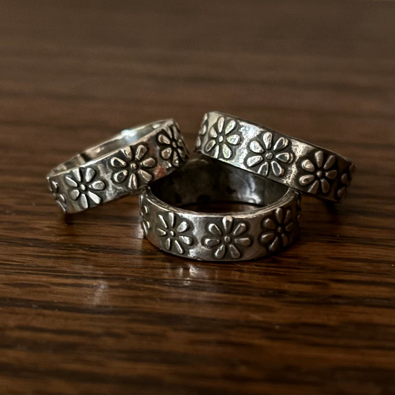 Wildflowers Stacker Ring