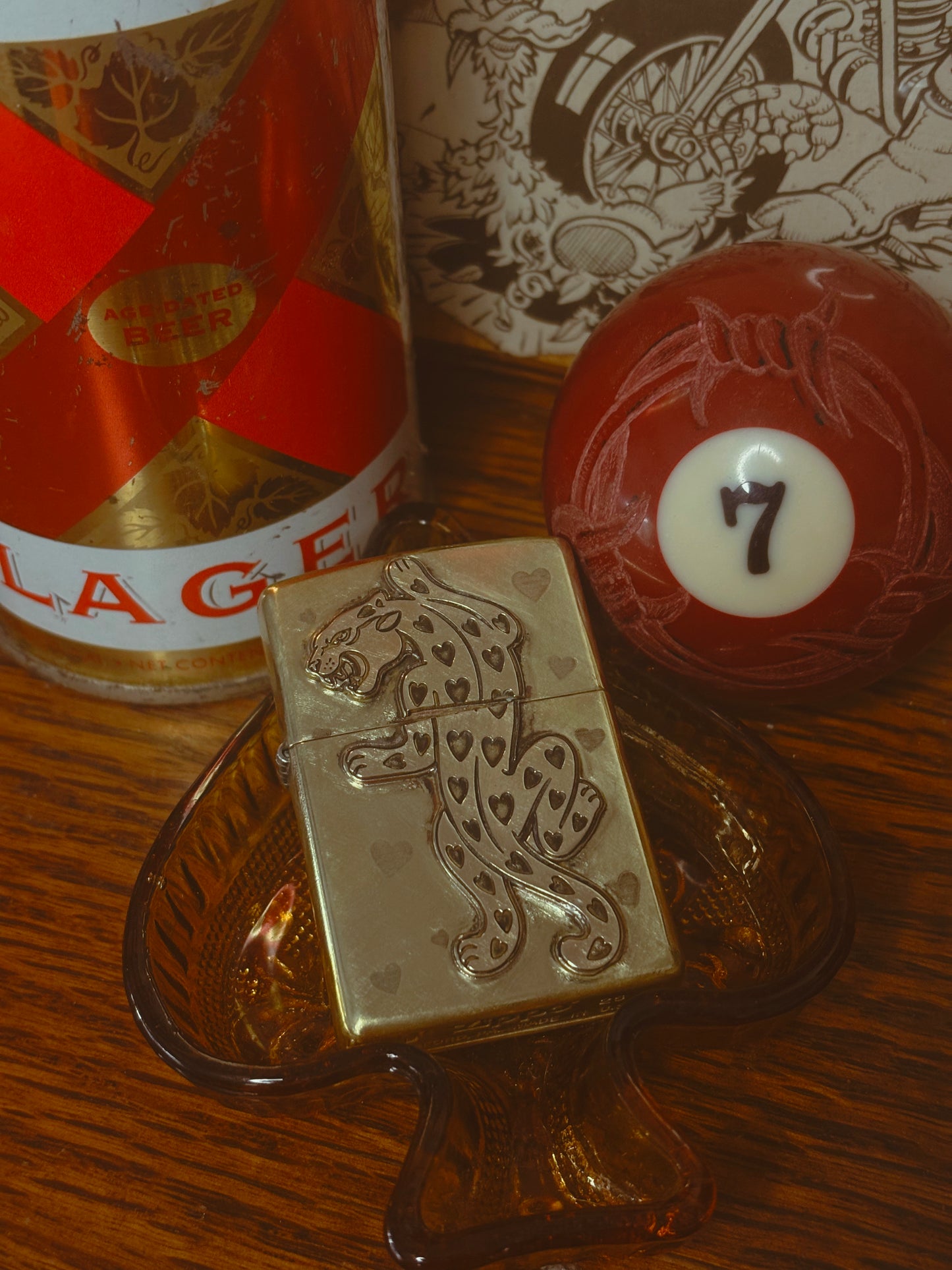 Sweetheart Panther Zippo Lighter