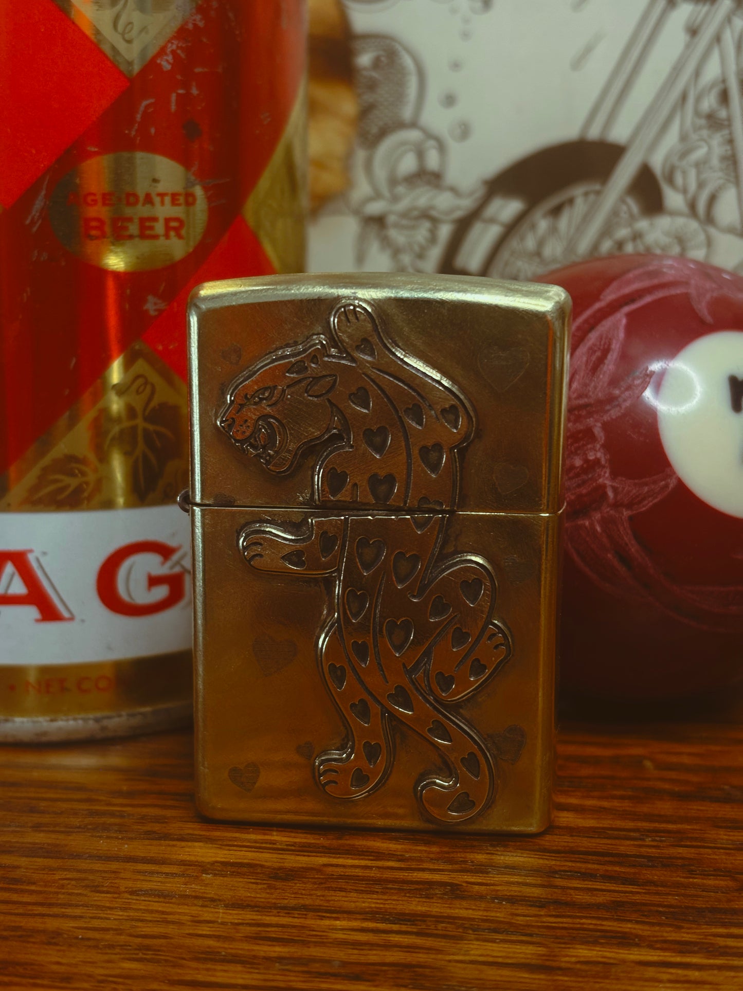 Sweetheart Panther Zippo Lighter
