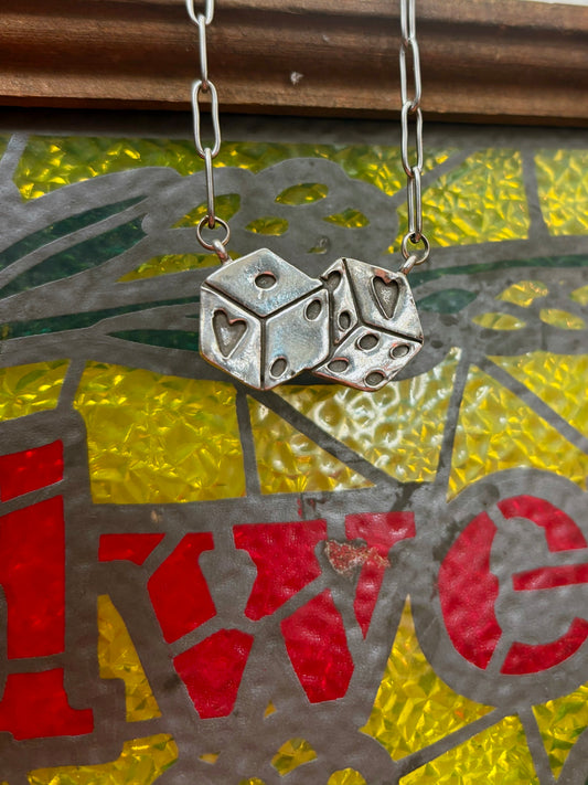 Love’s a Gamble Necklace - Ready to ship