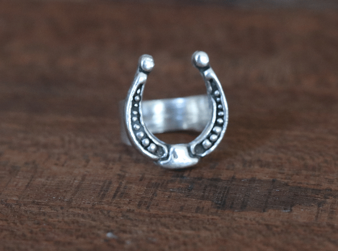 Lucky You Horseshoe Ring - MADE TO ORDER